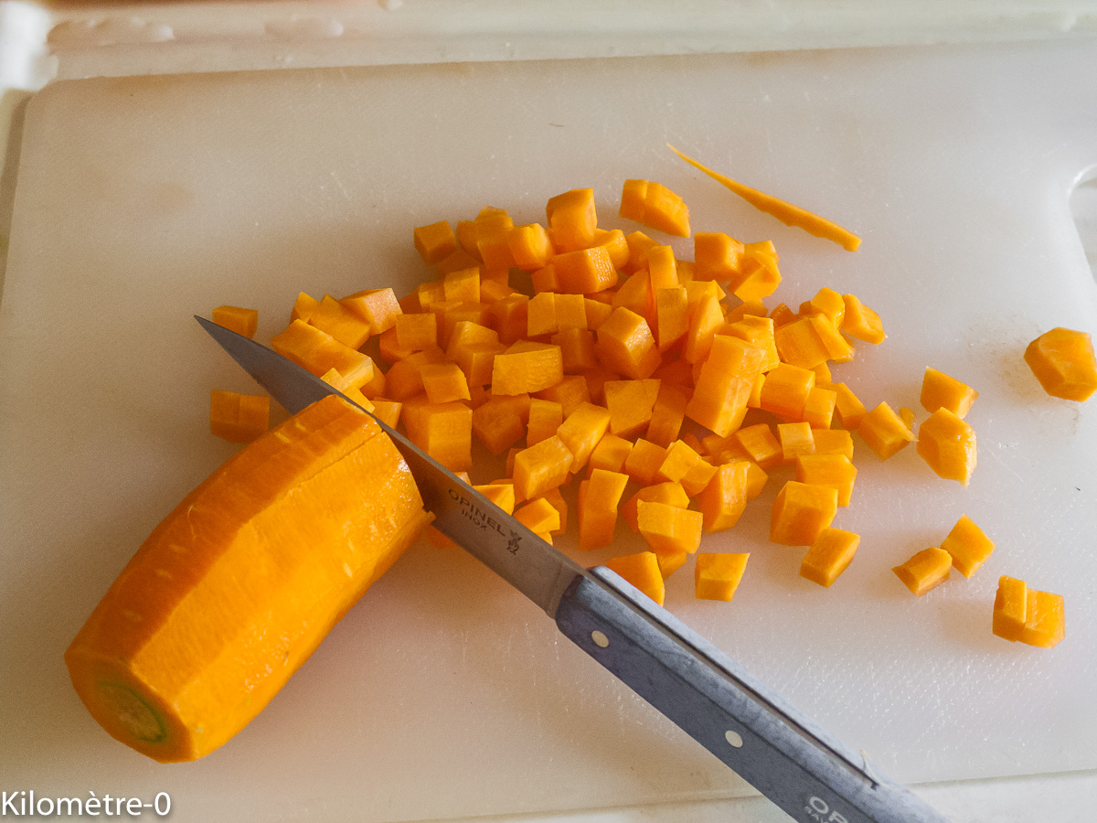 Photo de recette de carottes, été de Kilomètre-0, blog de cuisine réalisée à partir de produits locaux et issus de circuits courts
