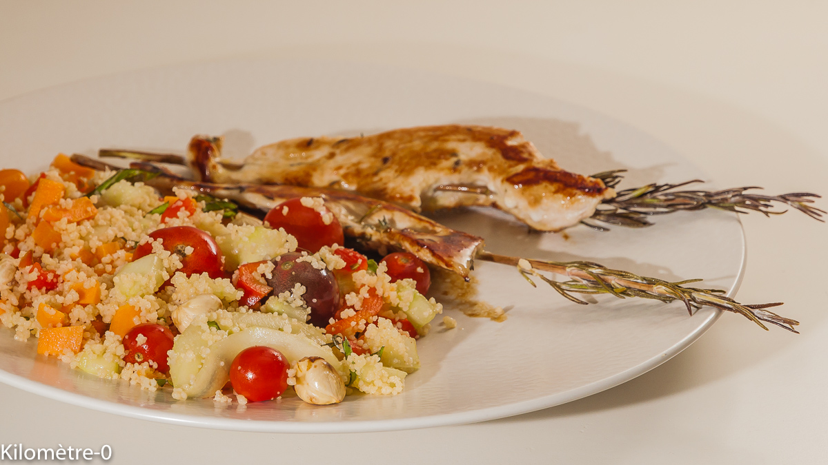 Photo de recette de grillades, été, facile, légère, volaille, poulet, dinde, légère de Kilomètre-0, blog de cuisine réalisée à partir de produits locaux et issus de circuits courts