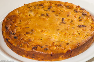 Photo de recette de spécialité de San Marin, San Marino, bustrengo, gâteau traditionnel italien, farine de maïs de Kilomètre-0, blog de cuisine réalisée à partir de produits locaux et issus de circuits courts