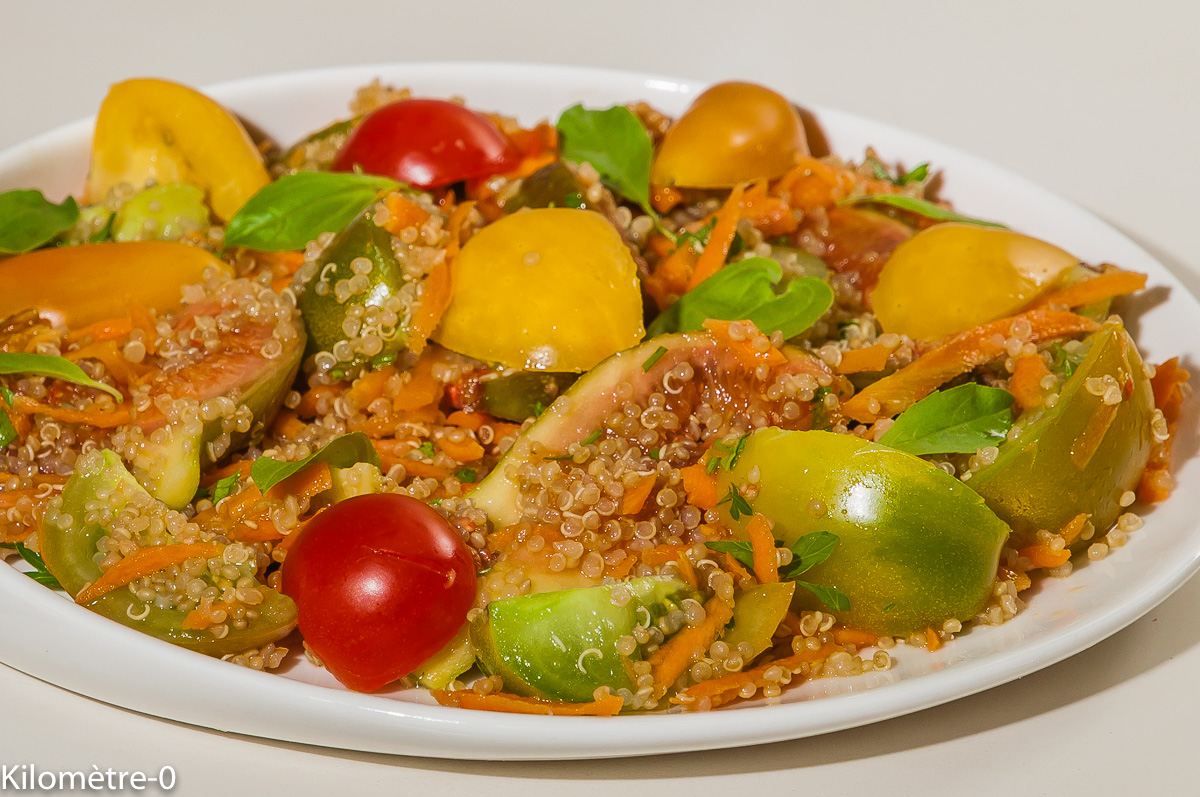 Photo de recette de recette de quinoa angevin, Anjou, bio de Kilomètre-0, blog de cuisine réalisée à partir de produits locaux et issus de circuits courts