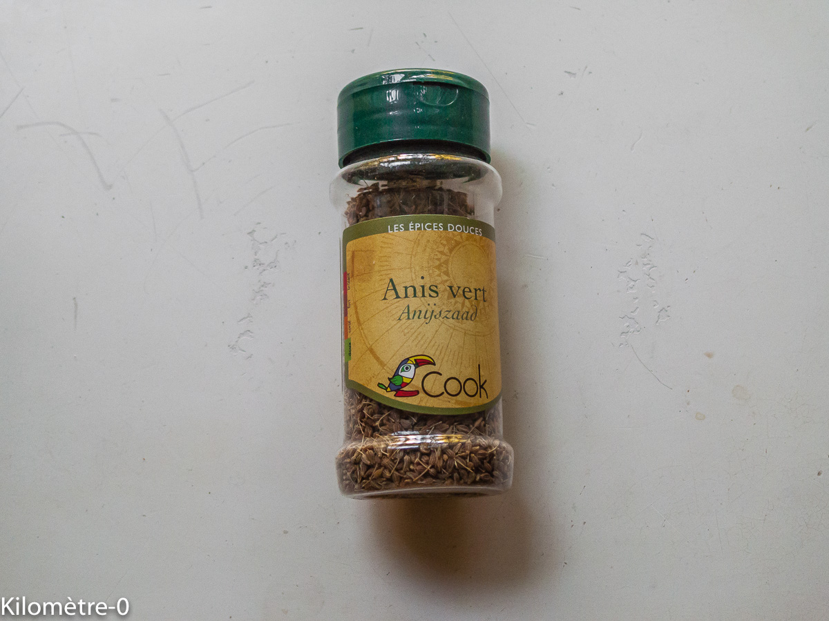 Photo de recette d'anis de Kilomètre-0, blog de cuisine réalisée à partir de produits locaux et issus de circuits courts