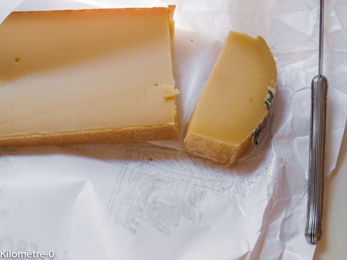 Photo de recette de comté de Kilomètre-0, blog de cuisine réalisée à partir de produits locaux et issus de circuits courts