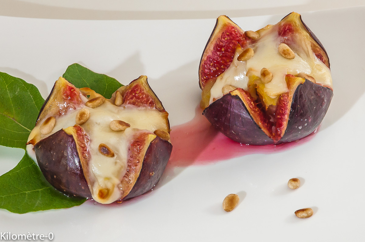 Photo de recette de figues fraiches, légères de Kilomètre-0, blog de cuisine réalisée à partir de produits locaux et issus de circuits courts
