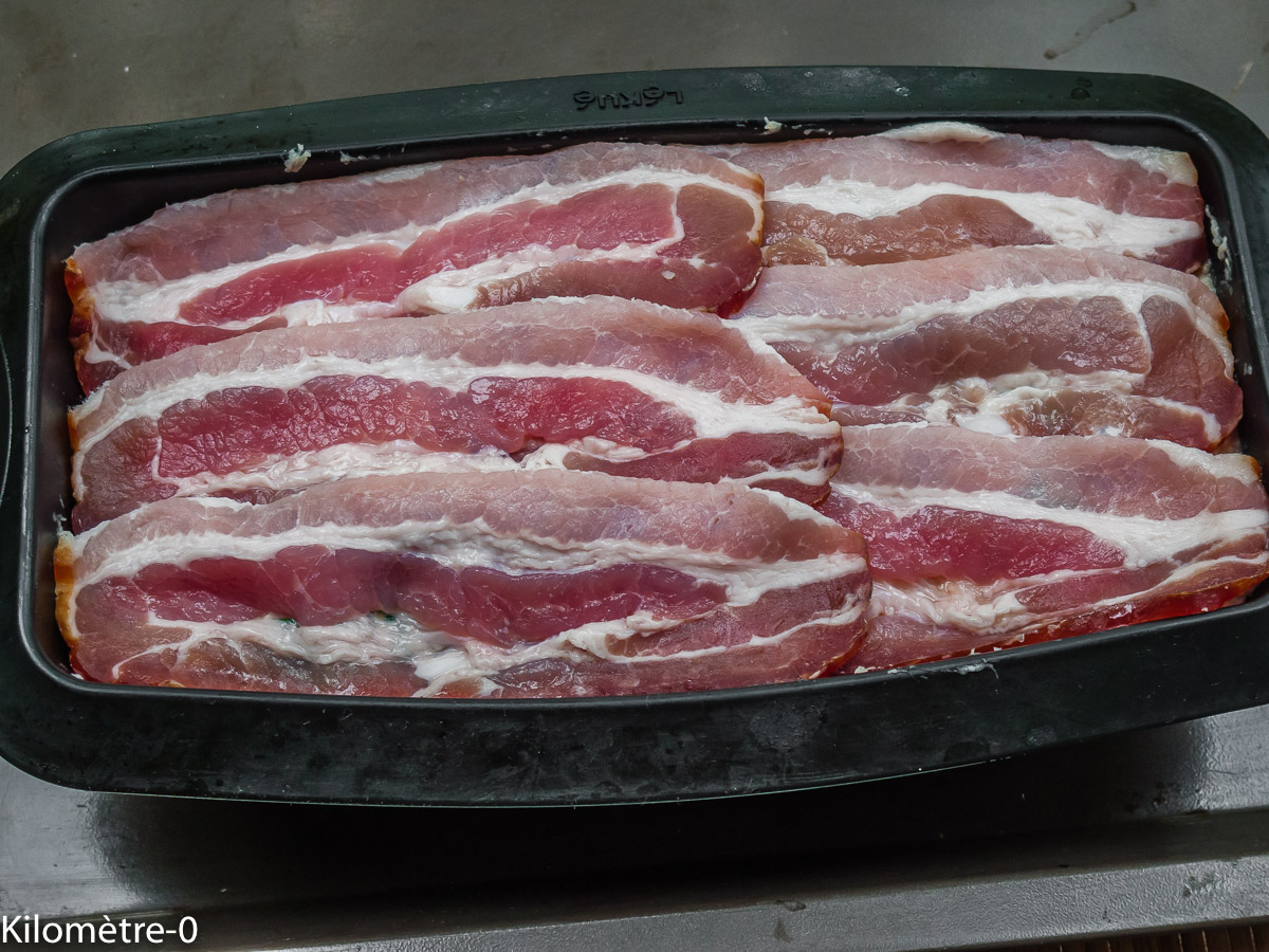 Photo de recette de terrine de Kilomètre-0, blog de cuisine réalisée à partir de produits locaux et issus de circuits courts