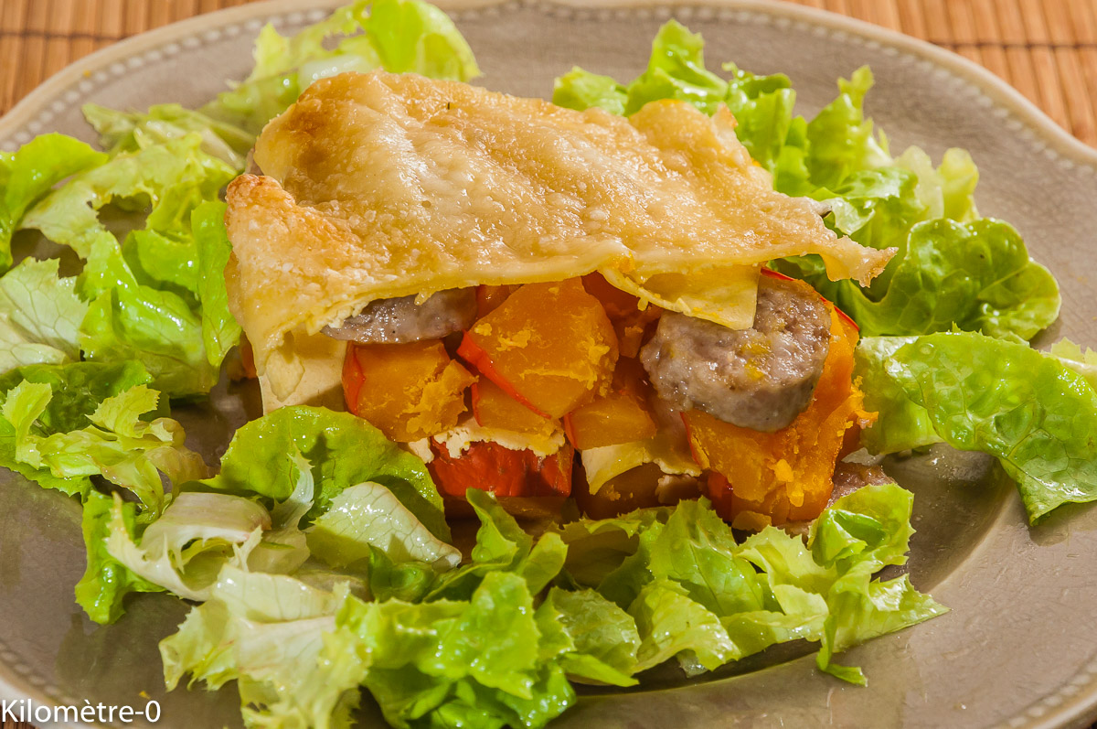 Photo de recette de lasagnes, facile, maison, automne de Kilomètre-0, blog de cuisine réalisée à partir de produits locaux et issus de circuits courts