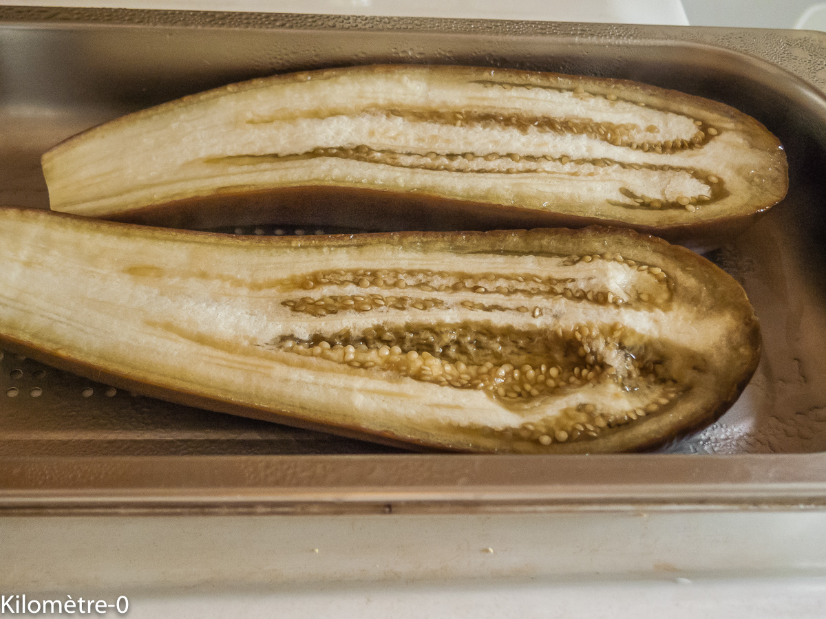 Photo de recette d'aubergine, dessert, gâteau de Kilomètre-0, blog de cuisine réalisée à partir de produits locaux et issus de circuits courts