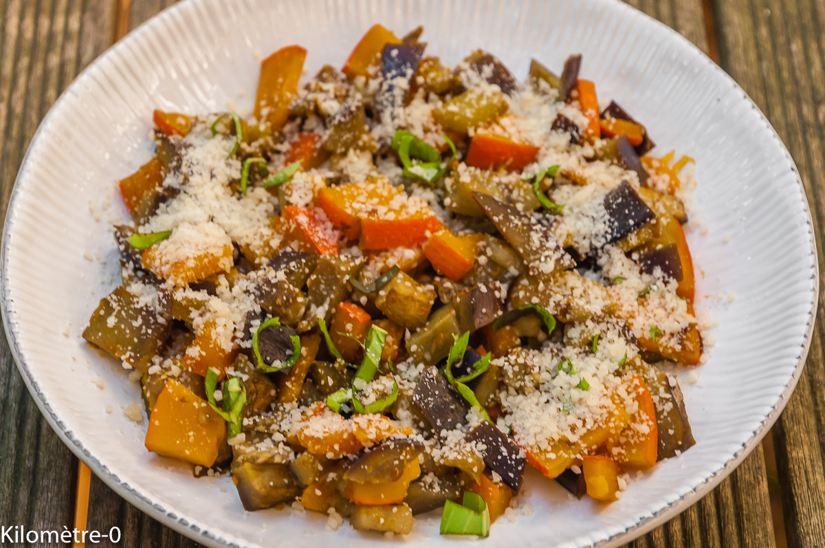 Photo de recette de légumes, automnes, courges, aubergine, facile, rapide, légère de Kilomètre-0, blog de cuisine réalisée à partir de produits locaux et issus de circuits courts
