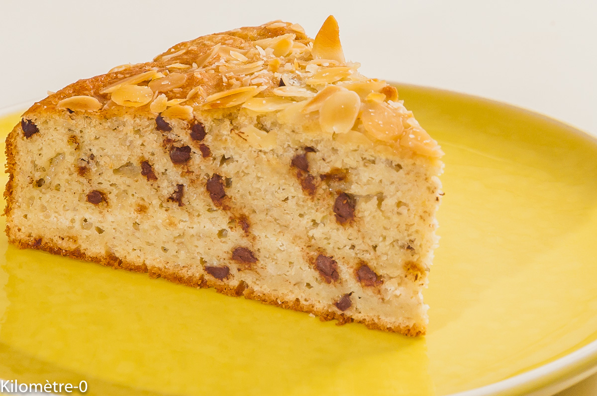 Photo de recette de gâteau, aubergine, amande, chocolat, rapide, facile, léger, bio de Kilomètre-0, blog de cuisine réalisée à partir de produits locaux et issus de circuits courts