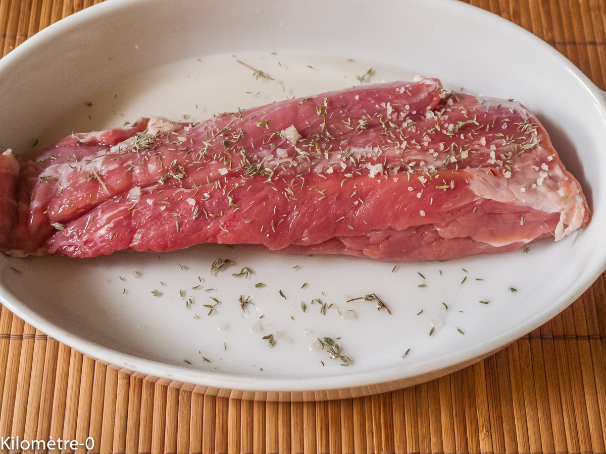 Photo de recette de filet mignon de porc facile de Kilomètre-0, blog de cuisine réalisée à partir de produits locaux et issus de circuits courts
