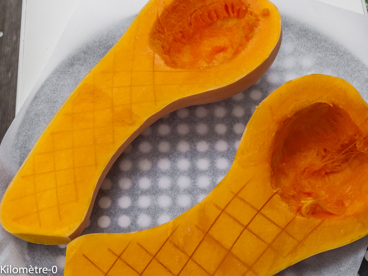 Photo de recette de butternut, bio, légumes, automne de Kilomètre-0, blog de cuisine réalisée à partir de produits locaux et issus de circuits courts