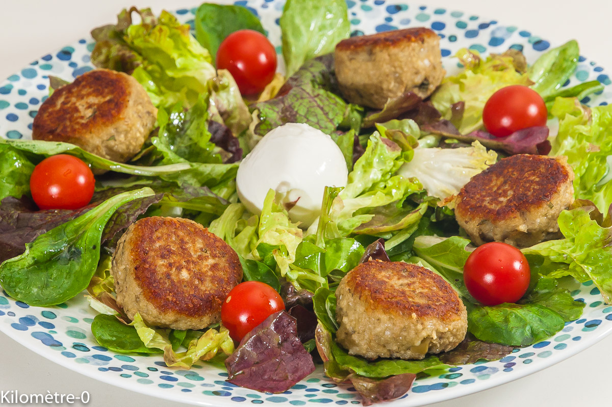 Polpette d&rsquo;aubergine au grana padano : étape 8 — Mélangez le vinaigre avec l'huile.