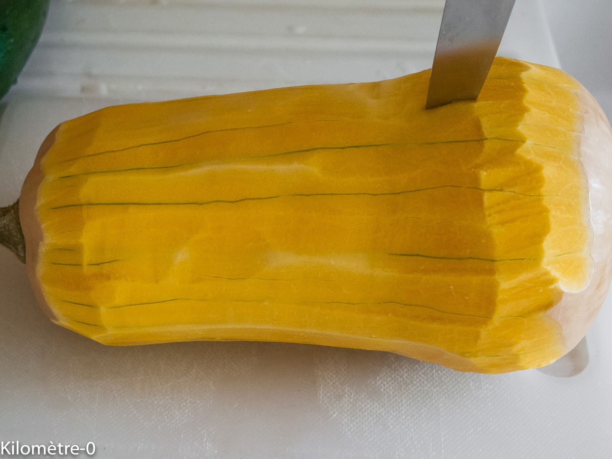 Photo de recette de butternut, courge, automne de Kilomètre-0, blog de cuisine réalisée à partir de produits locaux et issus de circuits courts