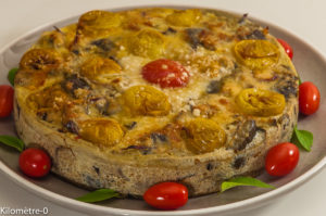 Photo de recette de frittata, omelettes, thon, aubergine, de  Kilomètre-0, blog de cuisine réalisée à partir de produits locaux et issus de circuits courts