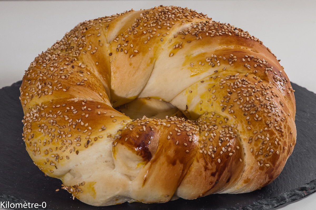 Photo de recette turque de pain, brioche, açma, acma, de Kilomètre-0, blog de cuisine réalisée à partir de produits locaux et issus de circuits courts