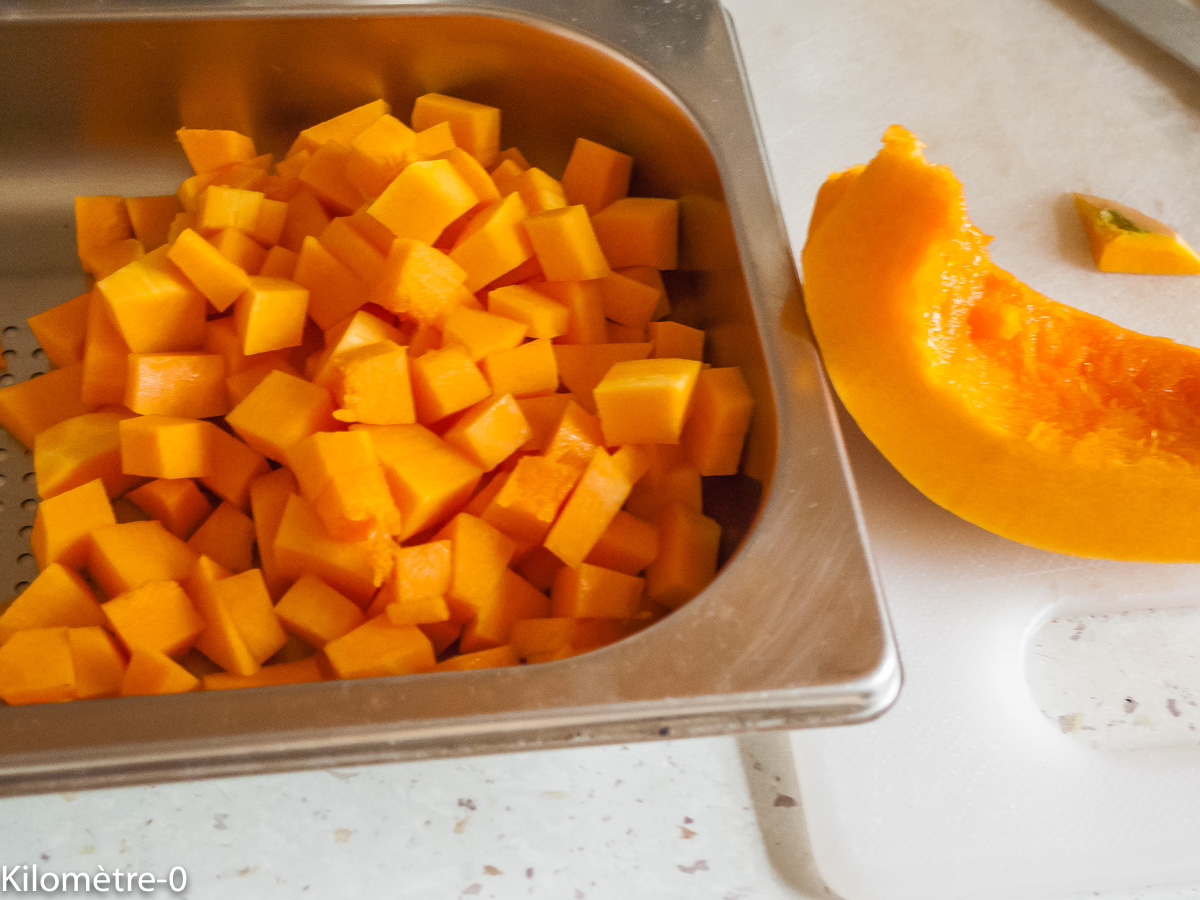 Photo de recette de courge, four vapeur de Kilomètre-0, blog de cuisine réalisée à partir de produits locaux et issus de circuits courts