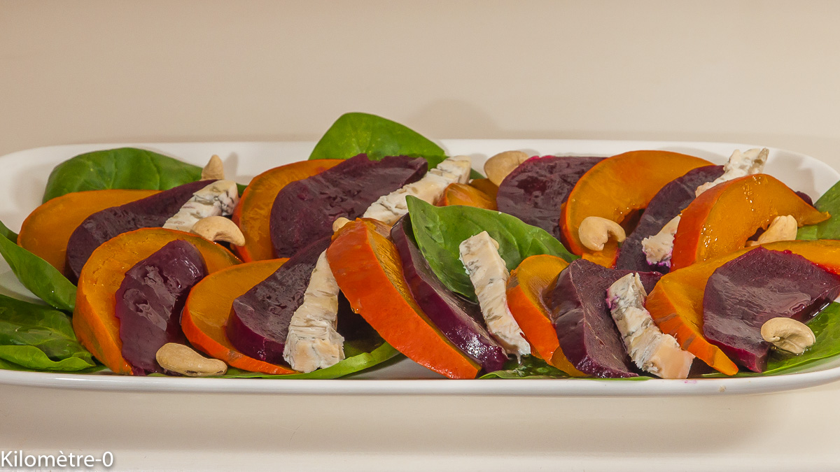 Photo de recette de légumes, végétarienne, automnale de Kilomètre-0, blog de cuisine réalisée à partir de produits locaux et issus de circuits courts
