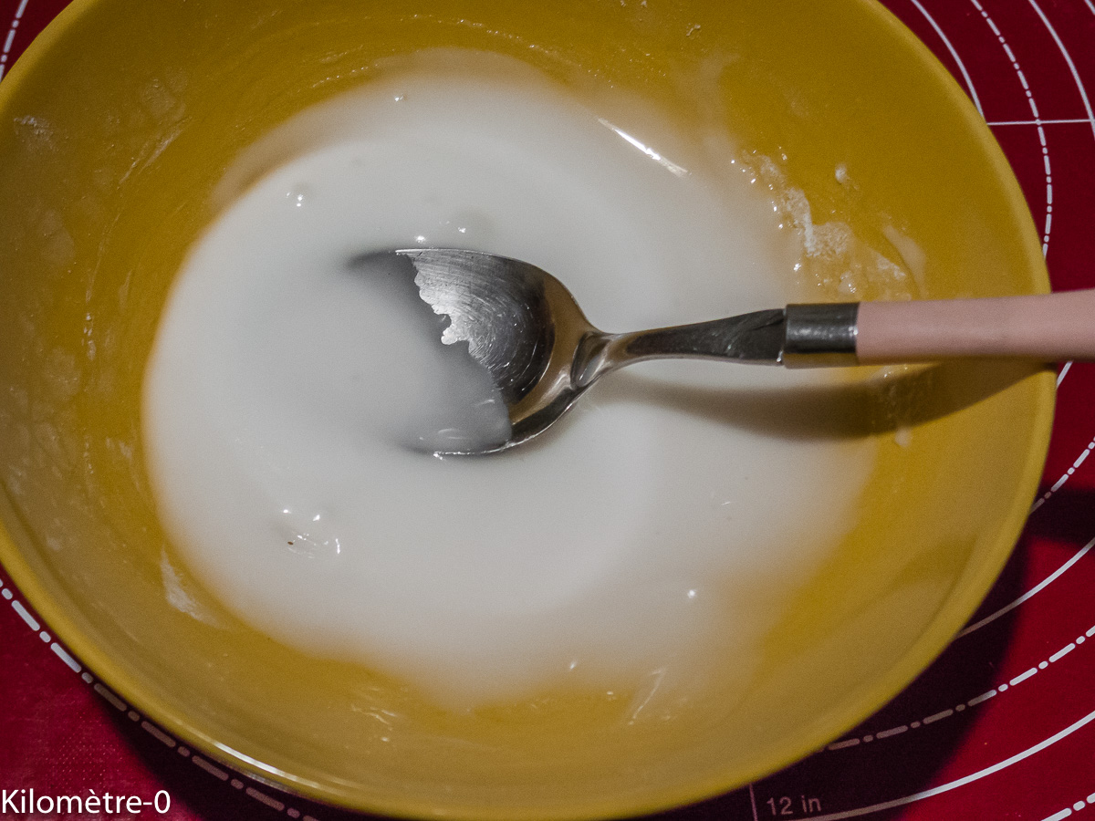 Photo de recette de glaçage facile de Kilomètre-0, blog de cuisine réalisée à partir de produits locaux et issus de circuits courts
