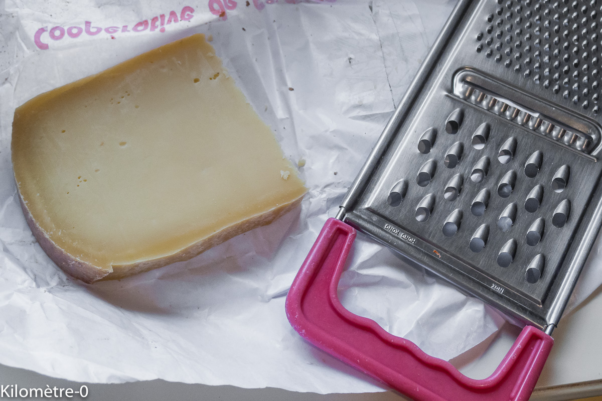 Photo de recette de comté, fruitière de Drom de Kilomètre-0, blog de cuisine réalisée à partir de produits locaux et issus de circuits courts