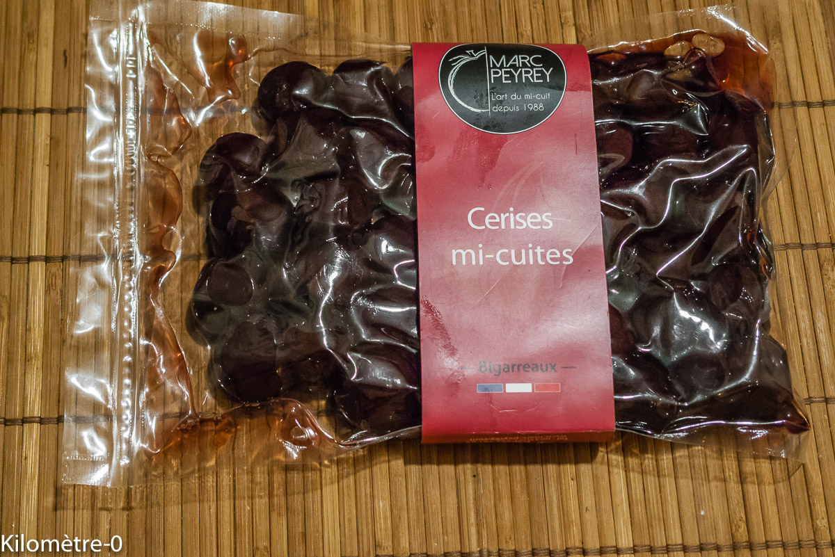 Photo de recette de cerises de Marc Peyrey de Kilomètre-0, blog de cuisine réalisée à partir de produits locaux et issus de circuits courts