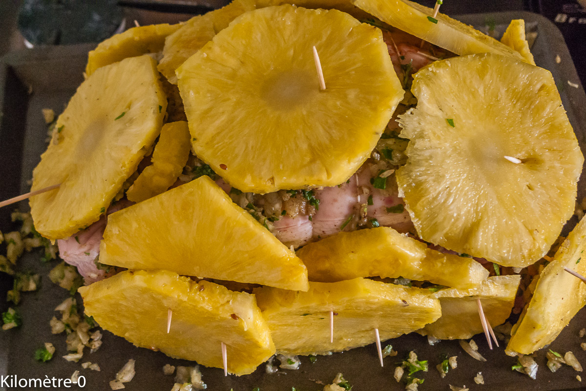 Photo de recette de jambon de Noël de Kilomètre-0, blog de cuisine réalisée à partir de produits locaux et issus de circuits courts