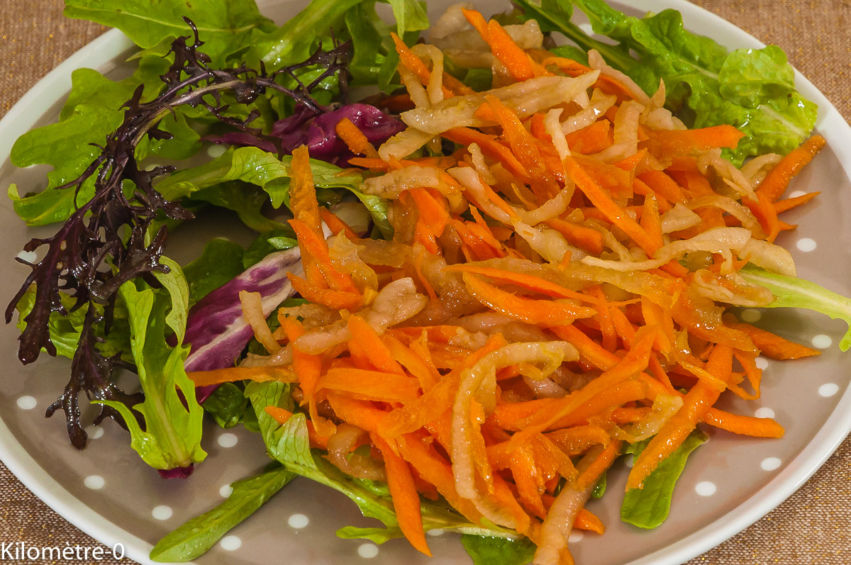 Photo de recette de yacon, poires de terre, poire de terre, crudités