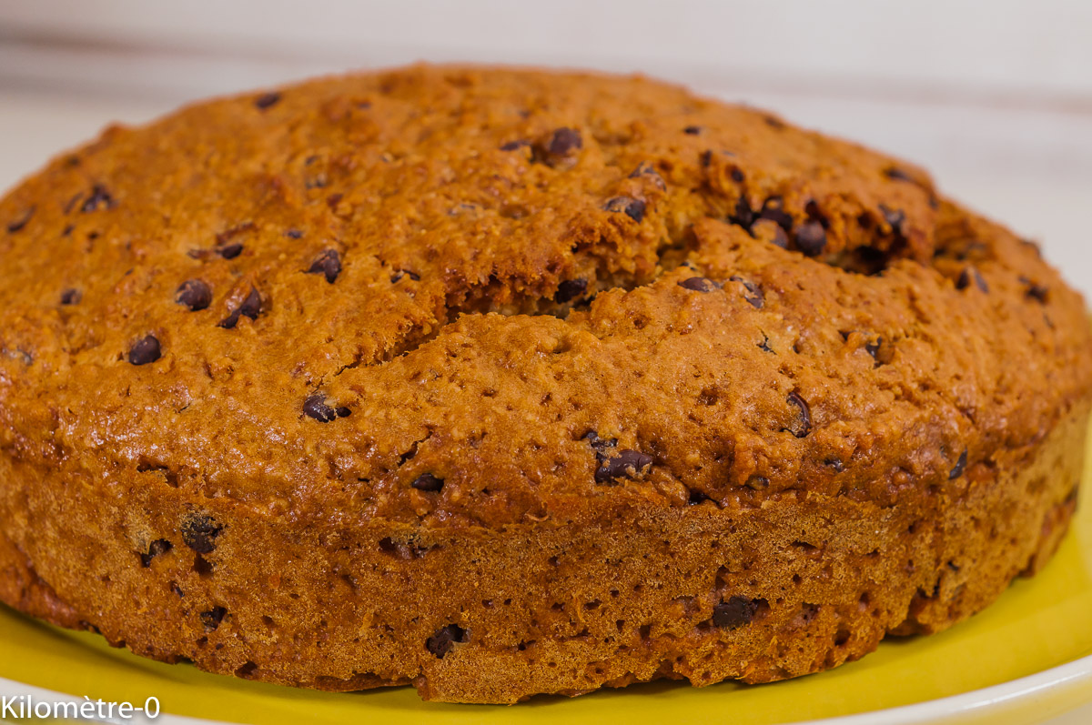 Gâteau Du Matin à La Poire De Terre Yacon Aux Amandes Et Aux Pépites De Chocolat