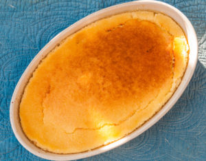 image de flan coco très facile, rapide, bio de Kilomètre-0, blog de cuisine, produits de saison