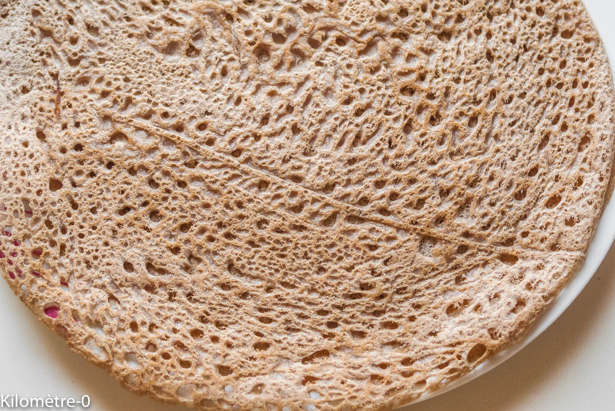Photo de recette de galette bretonne, sarrasin de Kilomètre-0, blog de cuisine réalisée à partir de produits de saison et issus de circuits courts