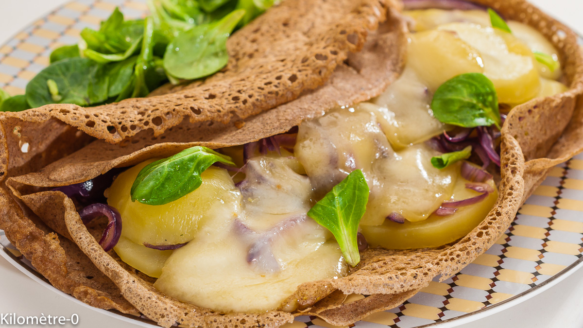 Recette galette de pomme de terre à la raclette - Marie Claire