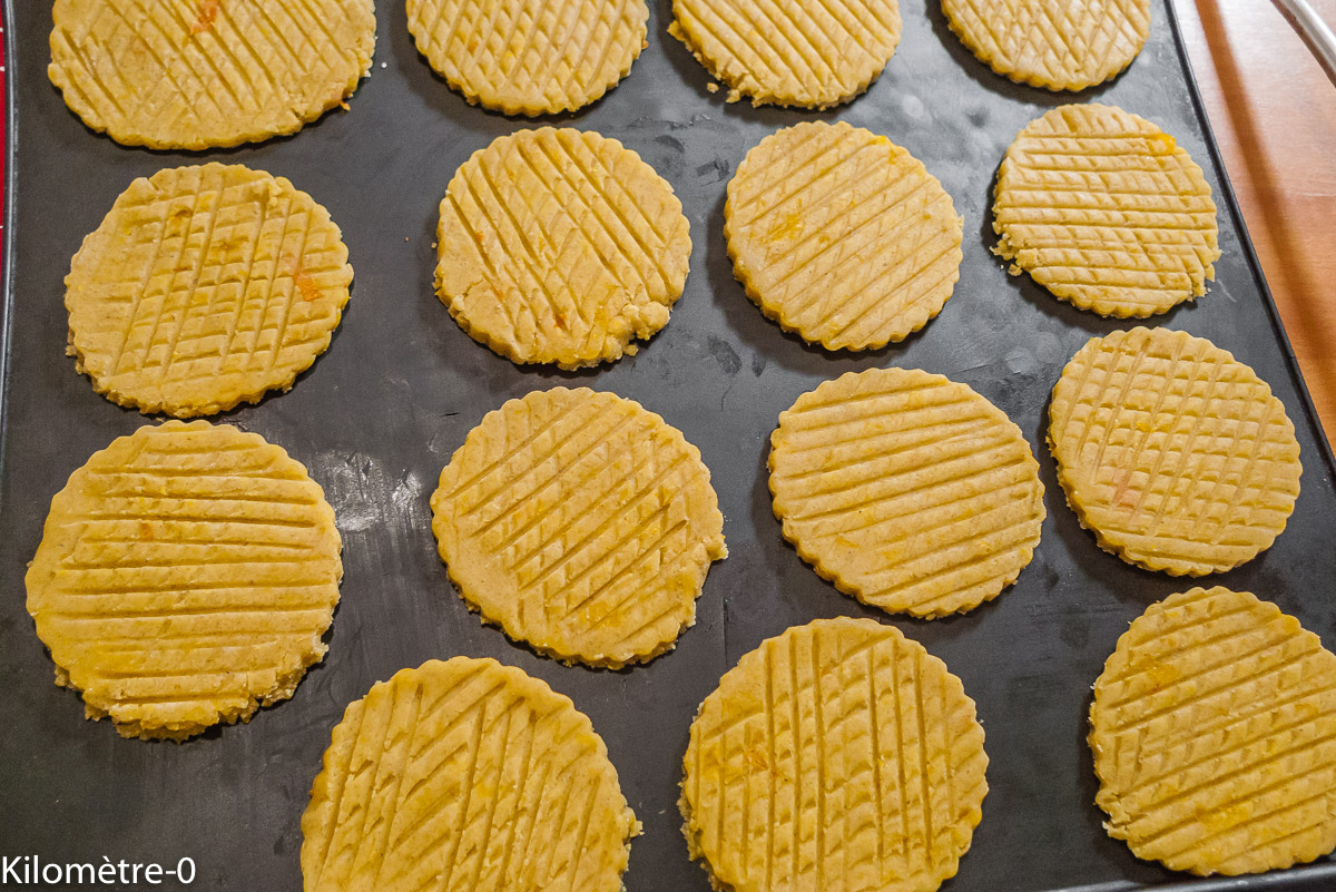 Photo de recette de sablés normands faciles de Kilomètre-0, blog de cuisine réalisée à partir de produits de saison et issus de circuits courts