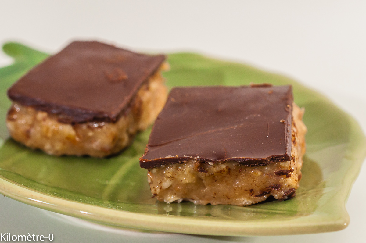 Photo de recette de bouchées gourmandes, Koweit, dessert du monde, chocolat de Kilomètre-0, blog de cuisine réalisée à partir de produits de saison et issus de circuits courts