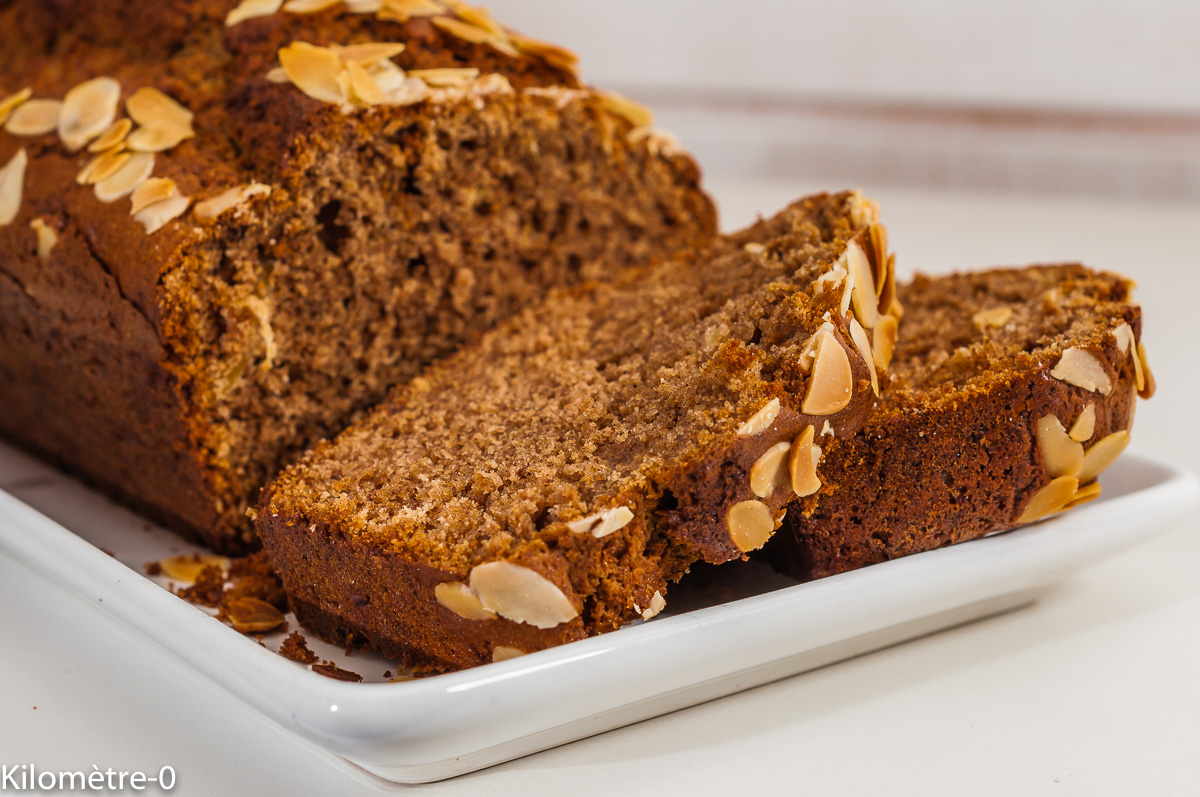 Photo de recette de cake, facile, gâteau du matin, châtaignes, orange, citron, agrumes, amandes de Kilomètre-0, blog de cuisine réalisée à partir de produits de saison et issus de circuits courts