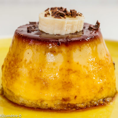 Photo de dessert soudanais, plat du Soudan, cuisine, flan , gâteau, lait, bananes, rapide, four vapeur de recette de Kilomètre-0, blog de cuisine réalisée à partir de produits de saison et issus de circuits courts