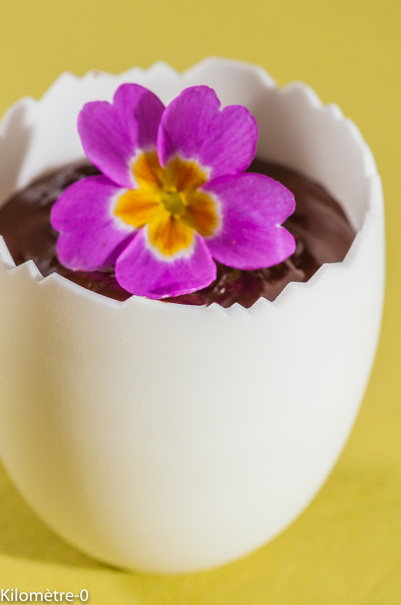 Photo de recette de Pâques facile, rapide, chocolat, oeuf, Kilomètre-0, blog de cuisine réalisée à partir de produits de saison et issus de circuits courts