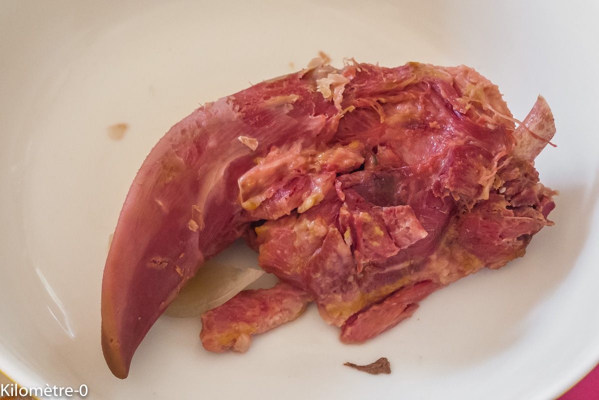 Photo de recette de langue de porc facile, salade de Kilomètre-0, blog de cuisine réalisée à partir de produits de saison et issus de circuits courts