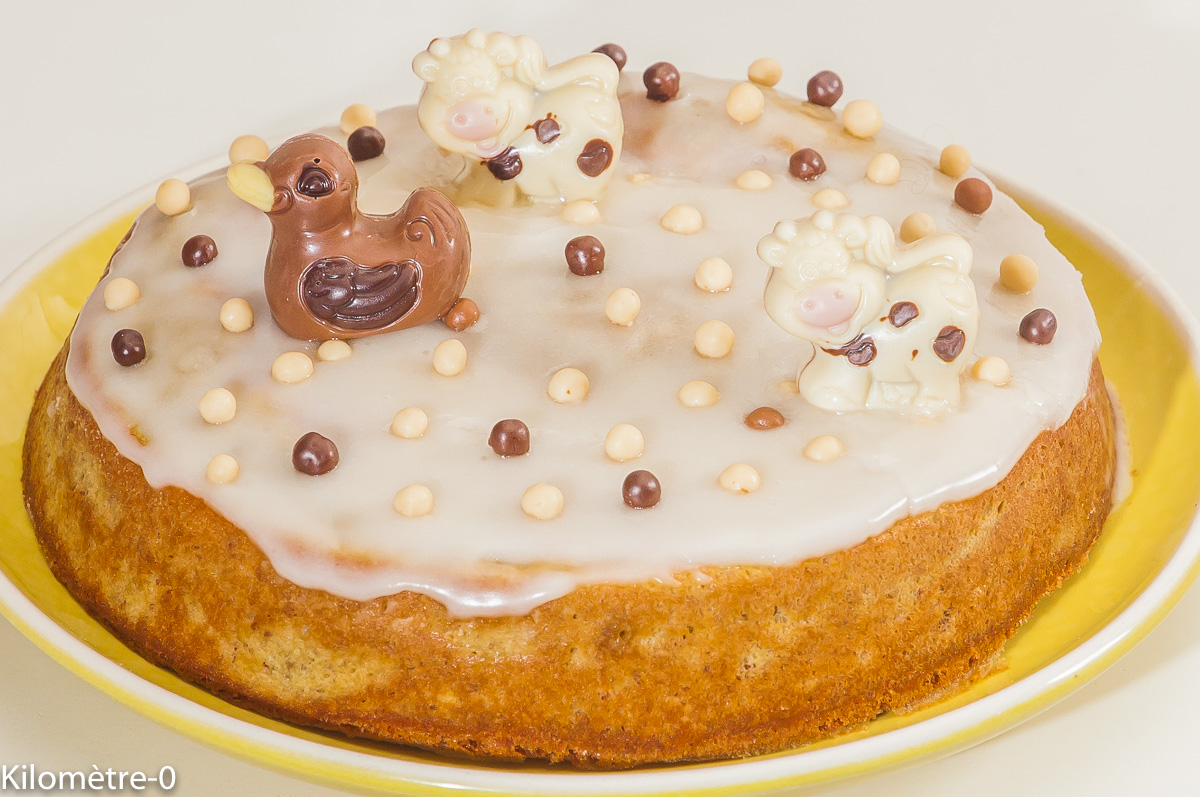 Photo de recette de gâteau de Pâques, facile, rapide, orange, amandes, Kilomètre-0, blog de cuisine réalisée à partir de produits de saison et issus de circuits courts