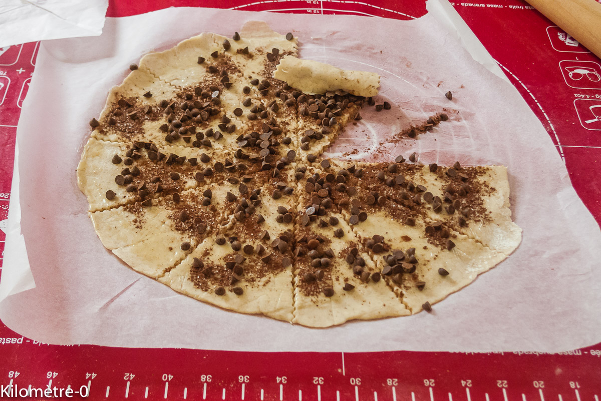 Photo de recette de rugelach Kilomètre-0, blog de cuisine réalisée à partir de produits de saison et issus de circuits courts