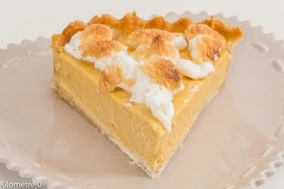 Photo de recette de dessert africain, gâteau au citron, tarte, citron vert, meringue, de Kilomètre-0, blog de cuisine réalisée à partir de produits de saison et issus de circuits courts