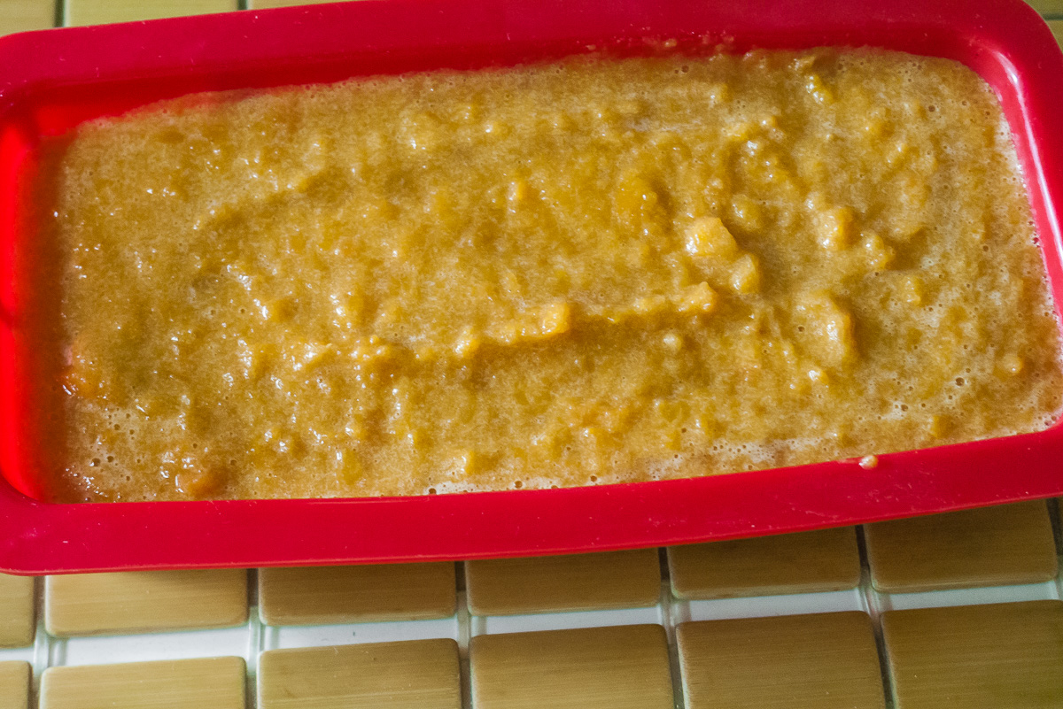 Photo de recette de gâteau, cake de patate douce sucrée, facile de Kilomètre-0, blog de cuisine réalisée à partir de produits de saison et issus de circuits courts