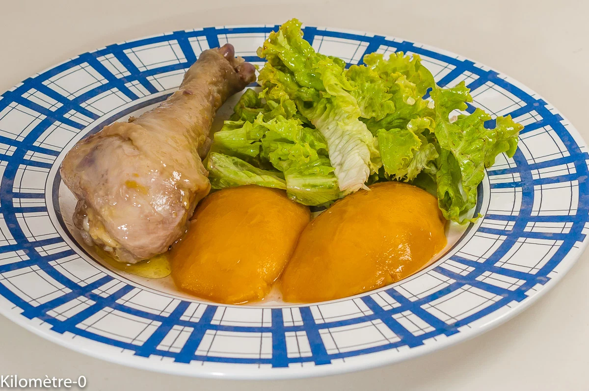 Photo de recette de volaille, poulet, fruits, mangue, recette du Burkina Faso, facile, viande, Kilomètre-0, blog de cuisine réalisée à partir de produits de saison et issus de circuits courts