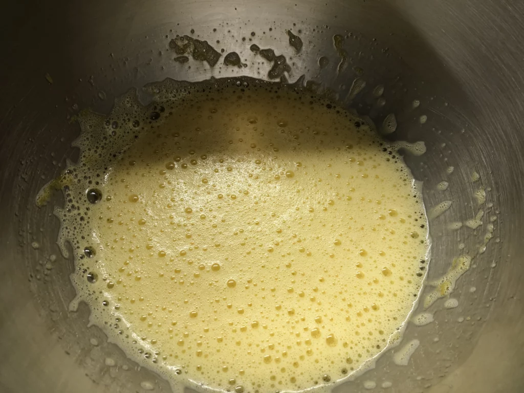 Flan au citron - Étape 2