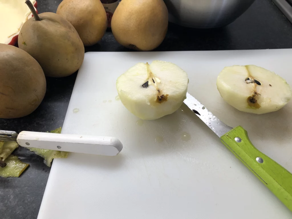 Tarte italienne aux poires et à la ricotta - Étape 2