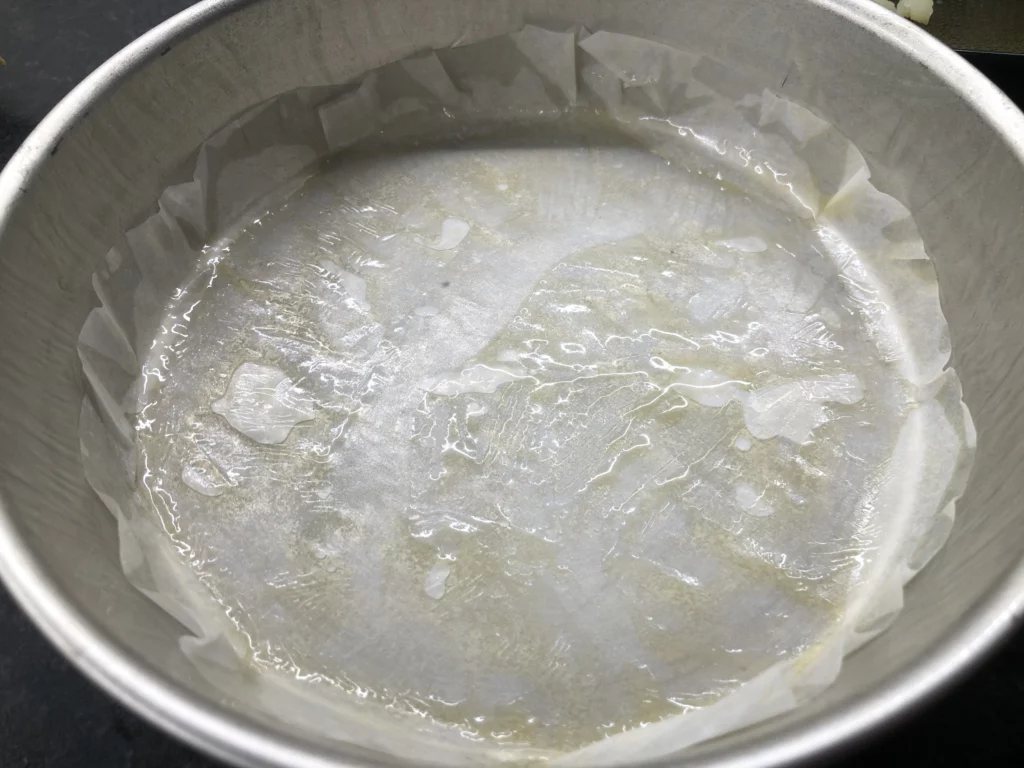 Gâteau de pommes de terre aux épinards , recette albanaise - Étape 4