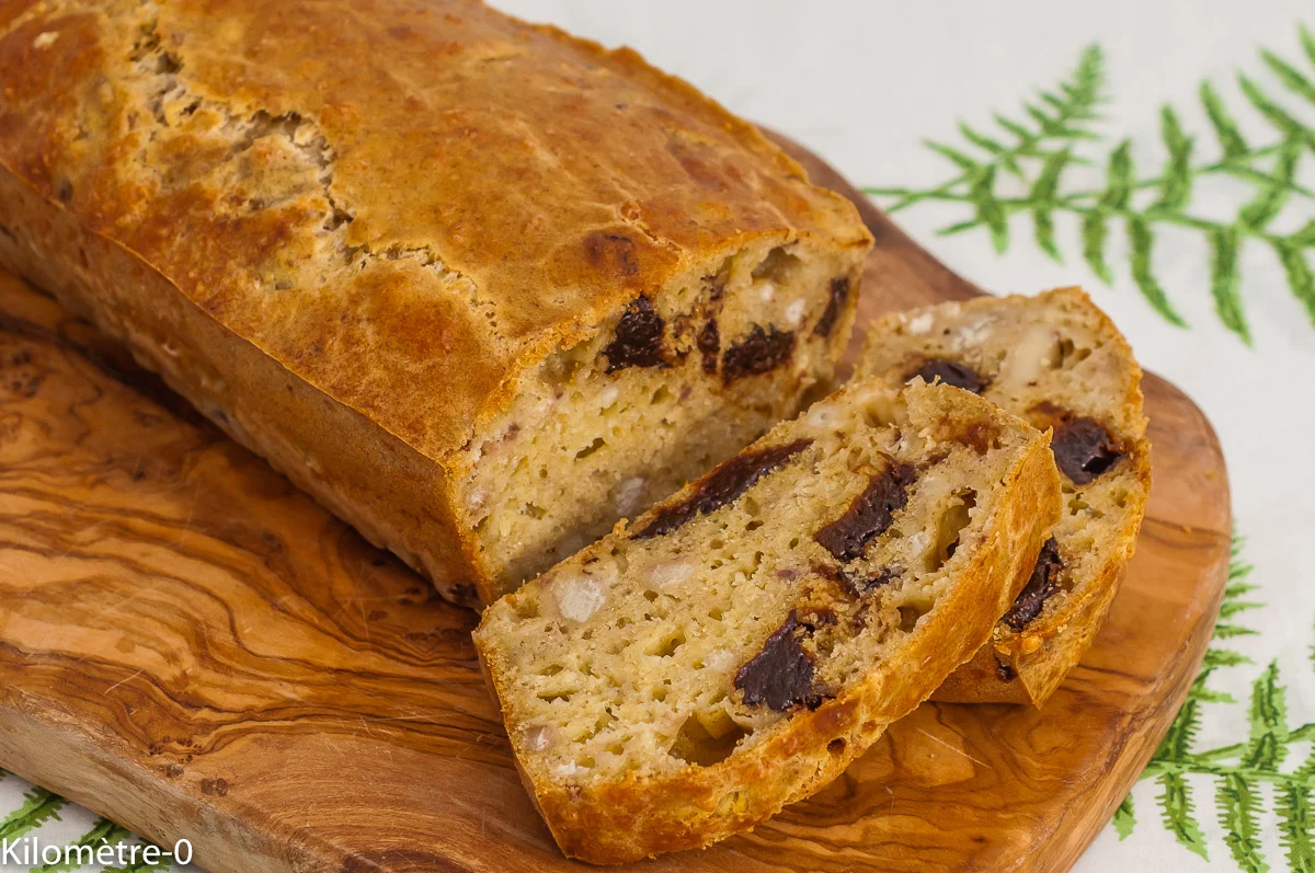 Photo de recette de cake salé, végétarien, apéro, facile, de Kilomètre-0, blog de cuisine réalisée à partir de produits de saison et issus de circuits courts