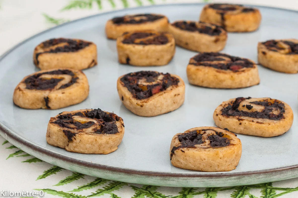 Photo de recette de bouchés apéro, boudin noir, facile, rapide, healthy, Kilomètre-0, blog de cuisine réalisée à partir de produits de saison et issus de circuits courts