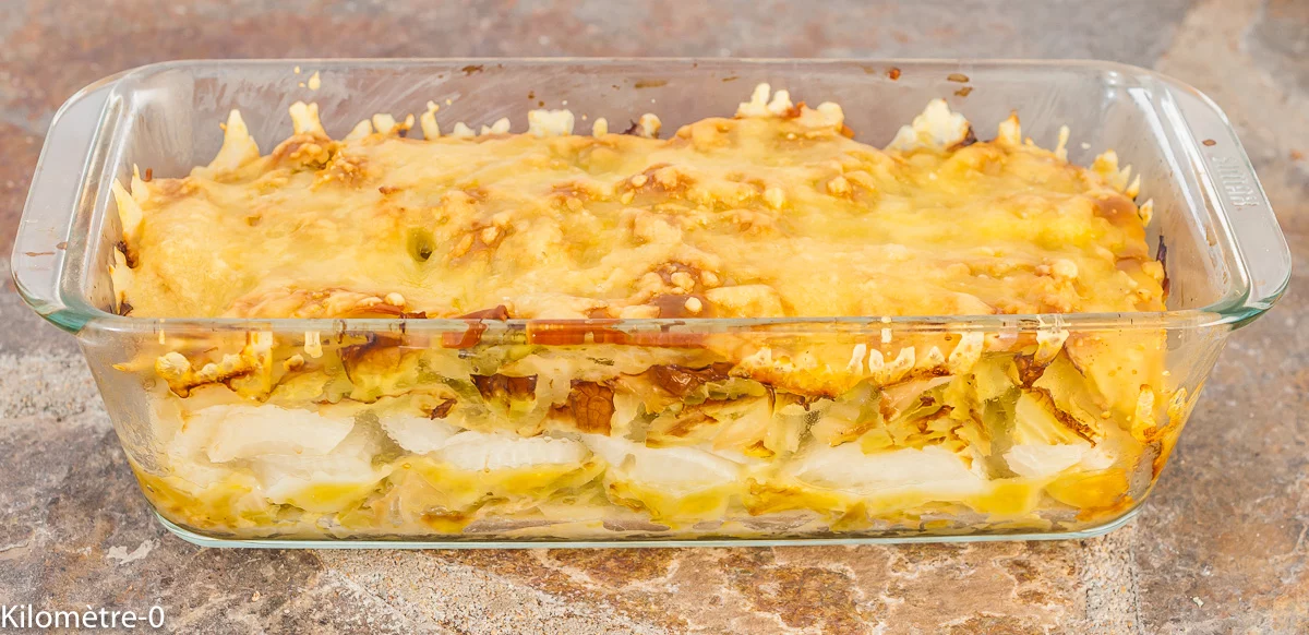 Photo de recette végétarienne, healthy, lasagnes, ravioles du Dauphiné, poireau, navet, légumes, bio, automne, hiver, gratin, facile, four vapeur, Kilomètre-0, blog de cuisine réalisée à partir de produits de saison et issus de circuits courts