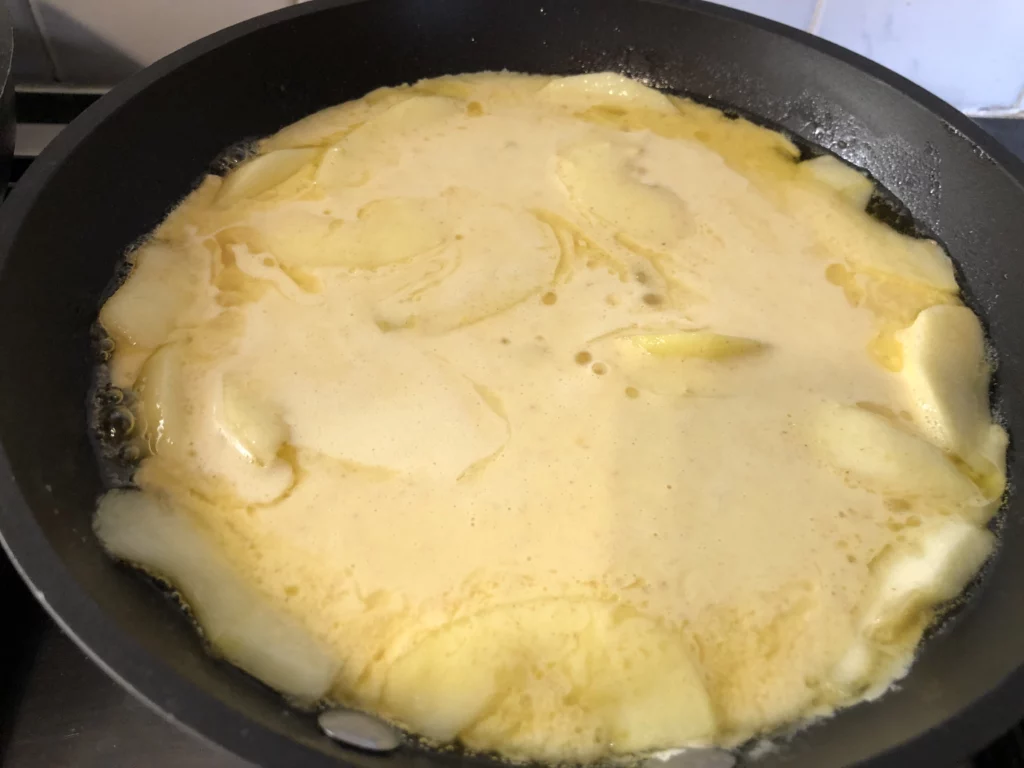 Le crépiau aux pommes - Étape 8