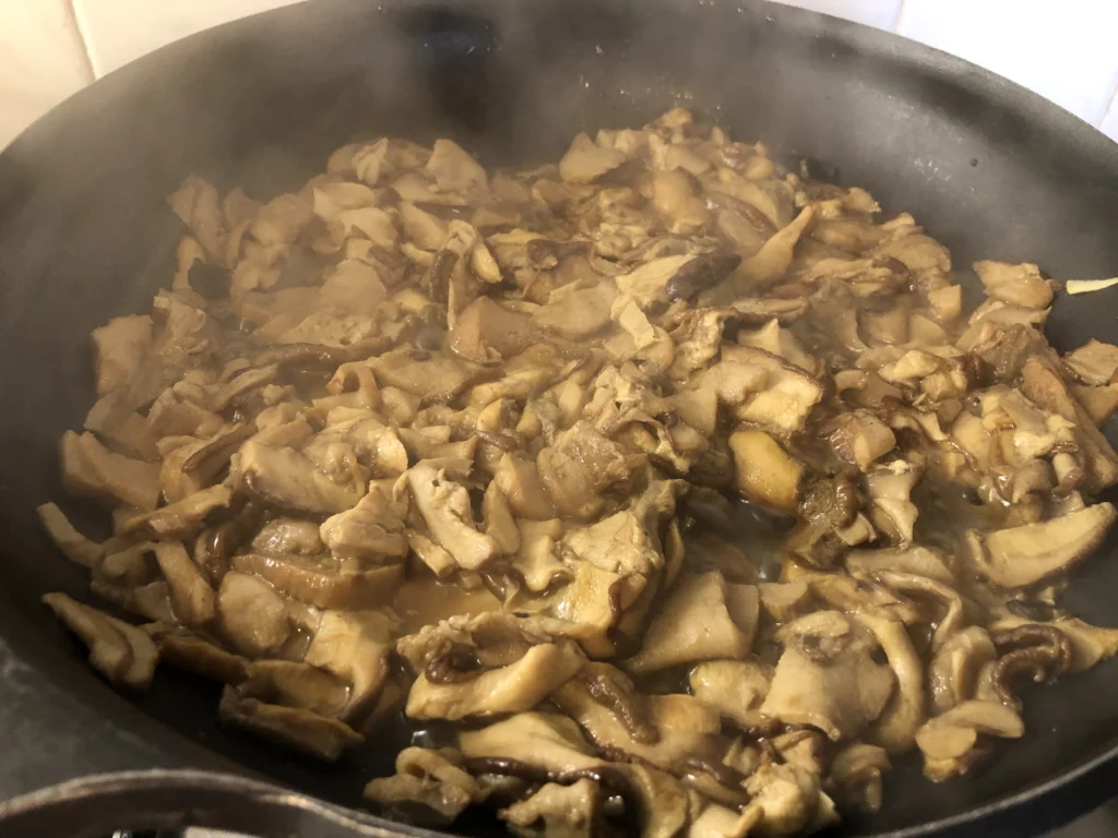 Filet mignon de porc aux cèpes et à la purée de potimarron - Étape 3