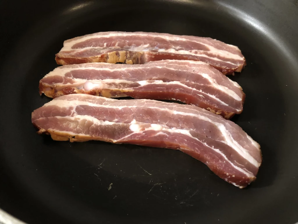 Crapiau, crêpe salée du Morvan au lard - Étape 3