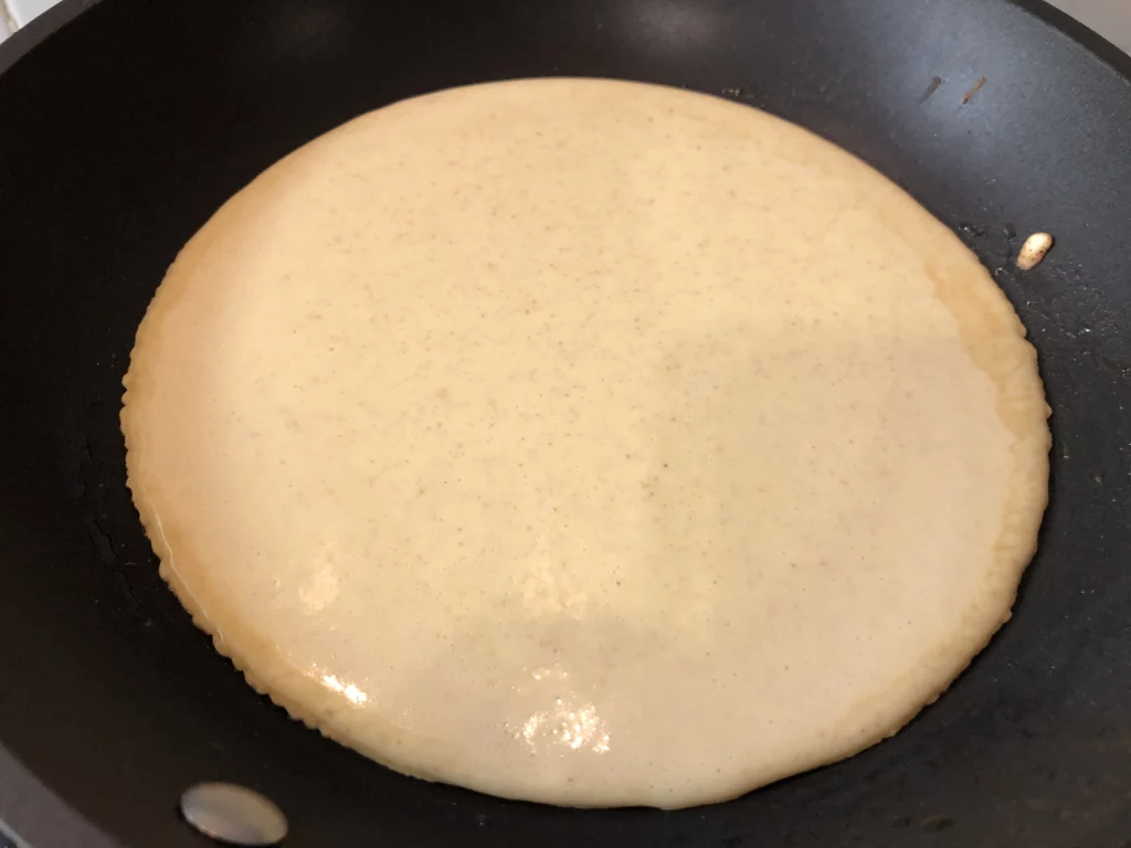 Crapiau, crêpe salée du Morvan au lard - Étape 4